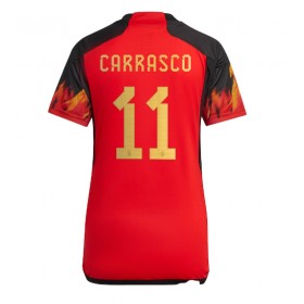 Belgien Yannick Carrasco #11 Hemmakläder Dam VM 2022 Kortärmad